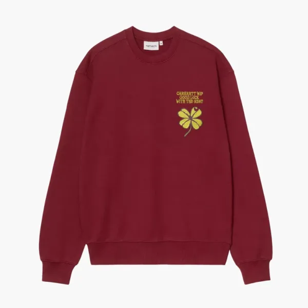 Carhartt WIP Clover Sweatshirt Marsala Red