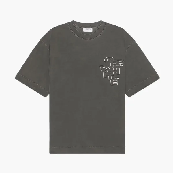 Off-White Outline Arrow Skate Short-Sleeve Tee Black/White
