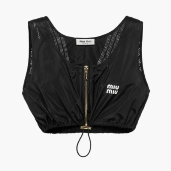 Miu Miu Tank Top Black