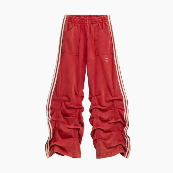 Adidas Originals x Avavav Pleated Track Ruched Pants Power Red