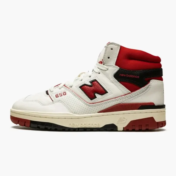 New Balance 650r Aime Leon Dore - White Red