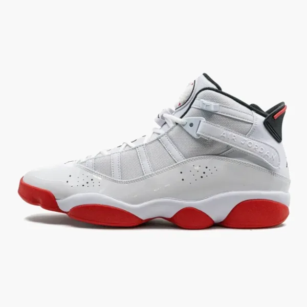 Air Jordan 6 Rings White / University Red