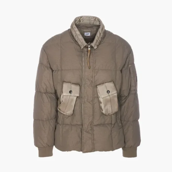 C.P. Company Quilted Puffer Jacket Grey