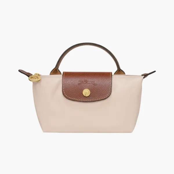 Longchamp Le Pliage Original Pouch With Handle Paper