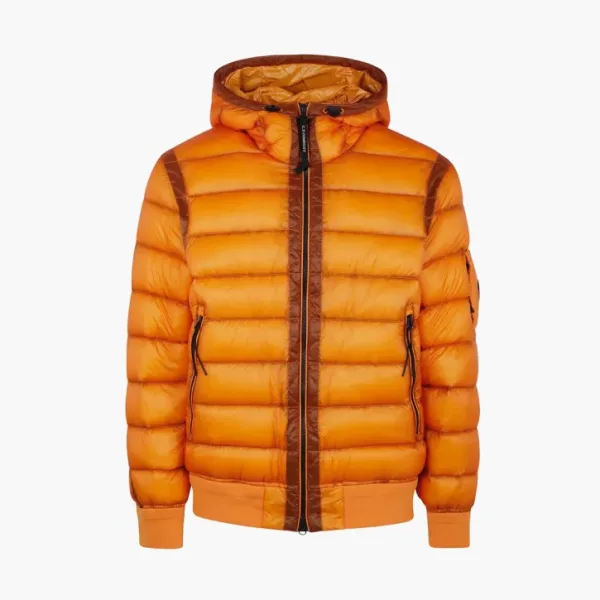 C.P. Company D.D. Shell Hooded Down Jacket Orange