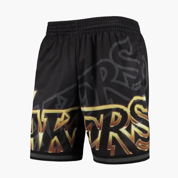 Mitchell & Ness x Los Angeles Lakers Big Face 4.0 Fashion Shorts Black