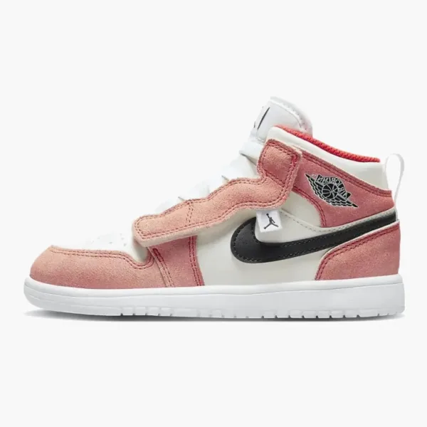 Air Jordan 1 Mid Alt SE PS Orange Suede