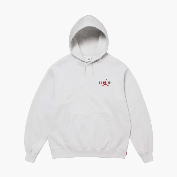 Supreme x Jordan Hooded Sweatshirt Ash Grey