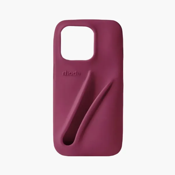 Rhode Lip Silicone Case iPhone Raspberry Jelly