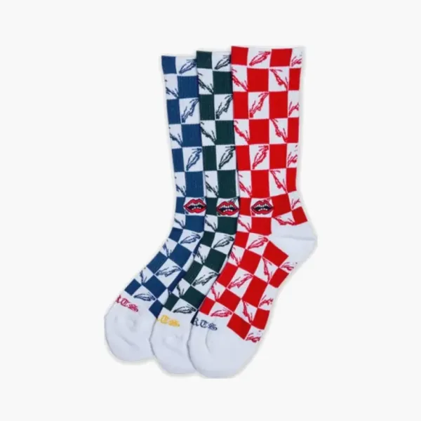 Chrome Hearts 99 Eyes Socks Multicolor