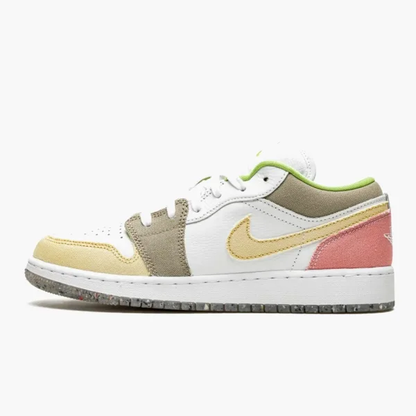 Air Jordan 1 Low GS Pastel Grind Vivid Green