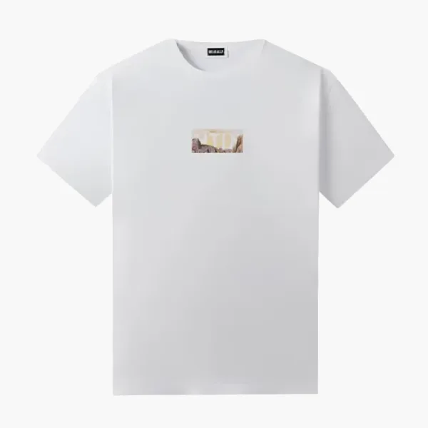 KITH X Columbia Landscape Classic Logo Tee Stone