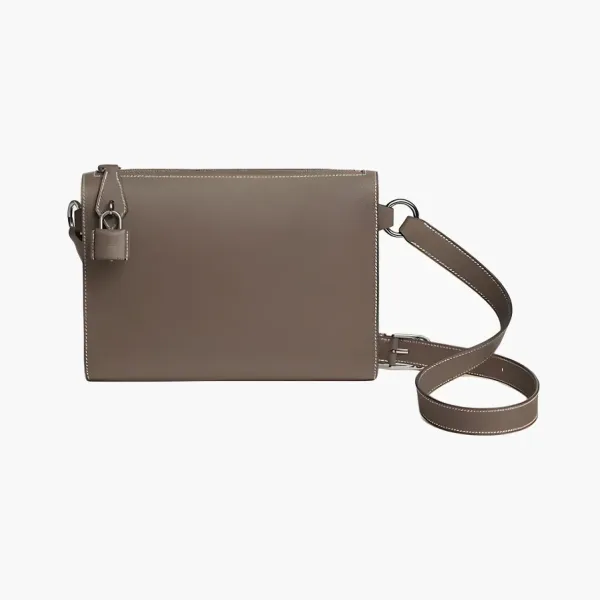 HermesEvercolor Calfskin Shoulder Bag Crossbody Bag Brown