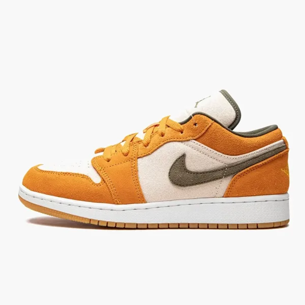 Air Jordan 1 Low SE GS Light Curry