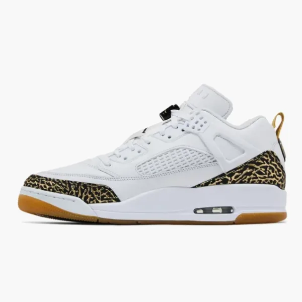 Air Jordan Spizike Low White Black Metallic Gold