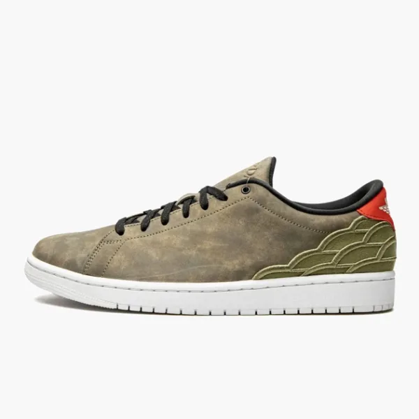 Air Jordan 1 Centre Court Oil Green