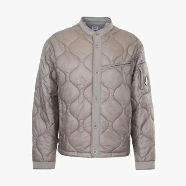 C.P. Company Outewear ShortT Jacket In Liner Beige