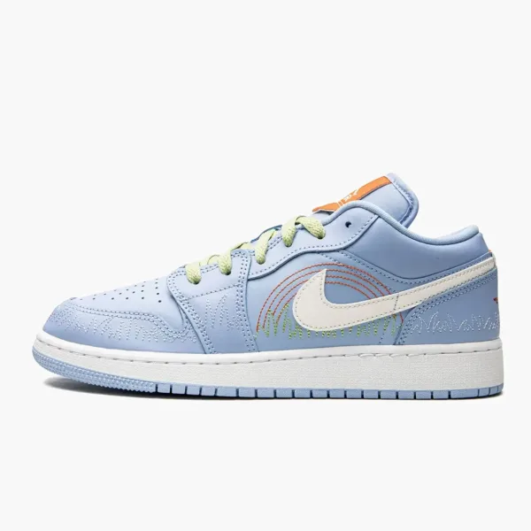 Air Jordan 1 GS Blue Stitch