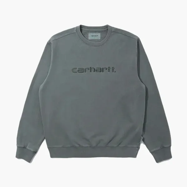 Carhartt WIP Script Washed Sweatshirt Grey