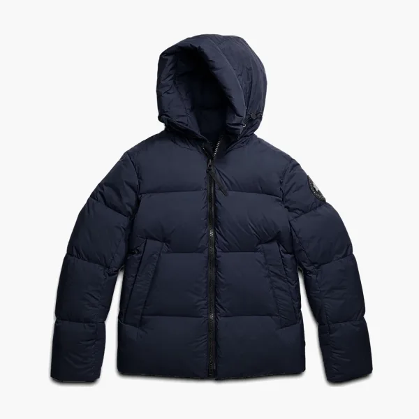 Canada Goose Crofton Puffer Matte Coat Cerulean Blue