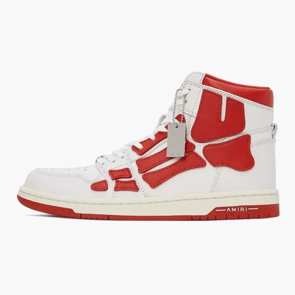 Amiri Skel Top Hi White/Red