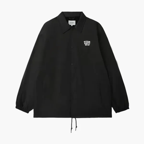 Carhartt WIP Logo Coach Jacket Black