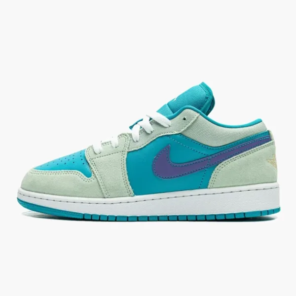 Air Jordan 1 Low SE GS Aquatone Concord