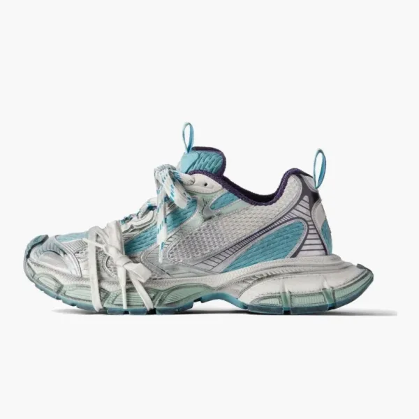 Balenciaga 3XL Sneaker WMNS Worn-Out - White Light Blue