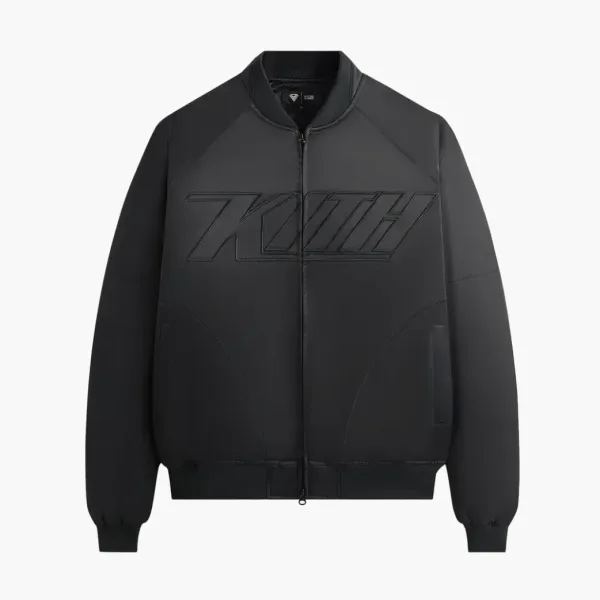 Kith x Superman Satin Bomber Jacket Black