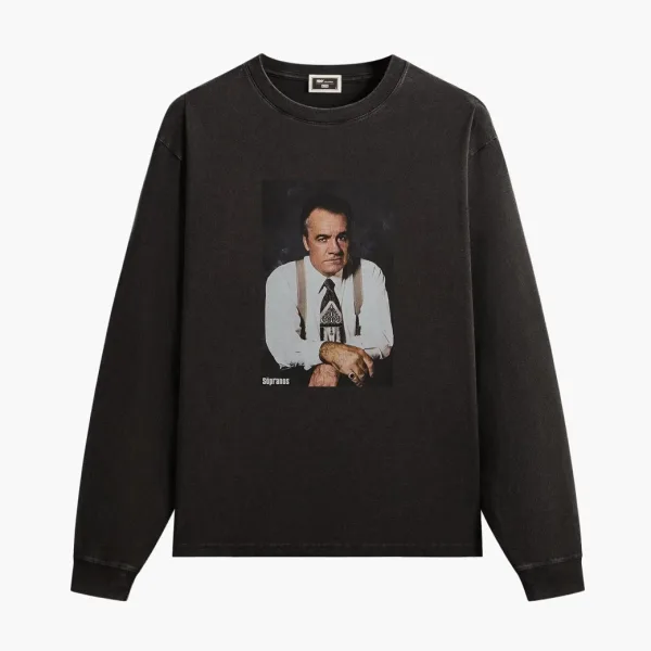 Kith x The Sopranos Paulie Vintage Long Sleeve Tee Black
