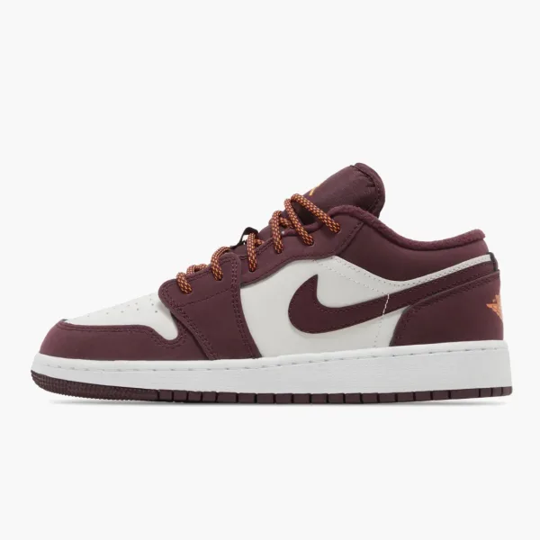 Air Jordan 1 Low GS Night Maroon