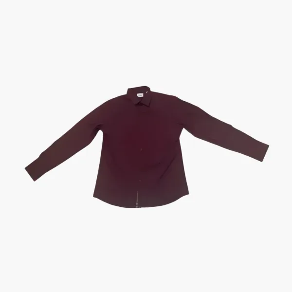Burberry Shirt Mens Dark Red
