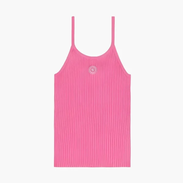 Sporty & Rich Srhwc Ribbed Tank Top Pink