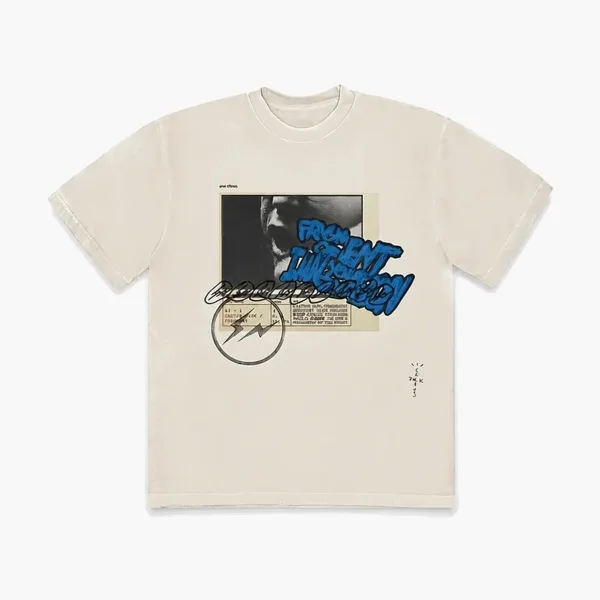 Travis Scott Cactus Jack Graffiti Print Tee White