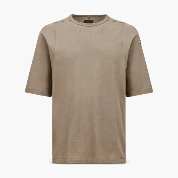 Moncler x Rick Owens Cotton T-Shirt Taupe