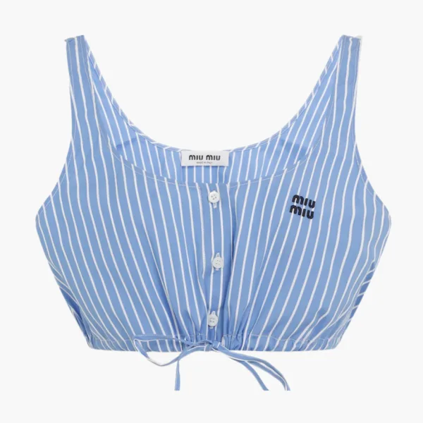 Miu Miu Tank Top Light Blue