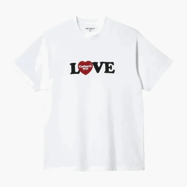 Carhartt WIP Love Heart Print T-Shirt White