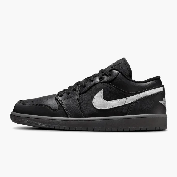 Nike Air Jordan 1 Low Black-White Dark Smoke Grey