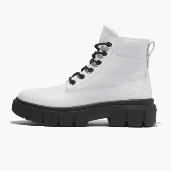 Timberland Greyfield Leather Boots WMNS White Full Grain