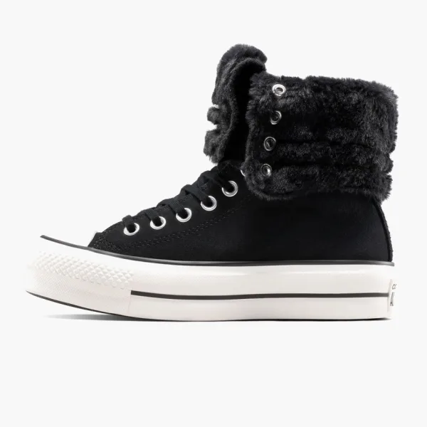 Converse Chuck Taylor All Star Fold Over Lift High WMNS Black