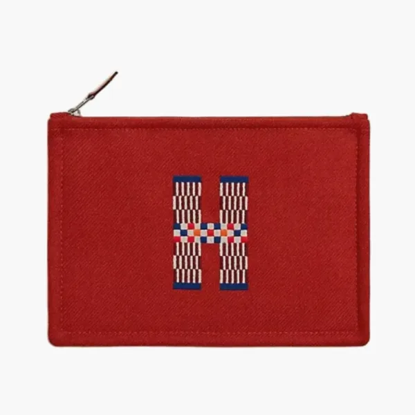 Hermès Mainland China Mises et Relances H Evelyne mail tray Brown Red