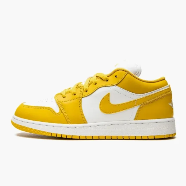 Air Jordan 1 Low GS White Pollen