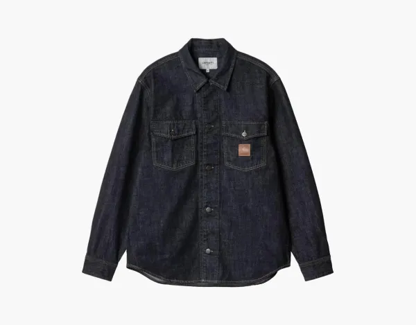 Carhartt WIP Lincoln Shirt Jac Indigo Denim