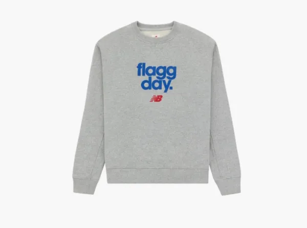New Balance Made Flagg Day Fleece Crew Grey