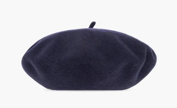 Maison Margiela Beret Hat Navy Blue