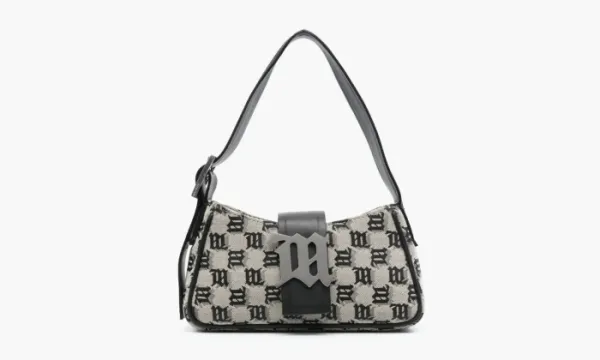 Misbhv Jacquard Monogram Shoulder Bag Mini Black