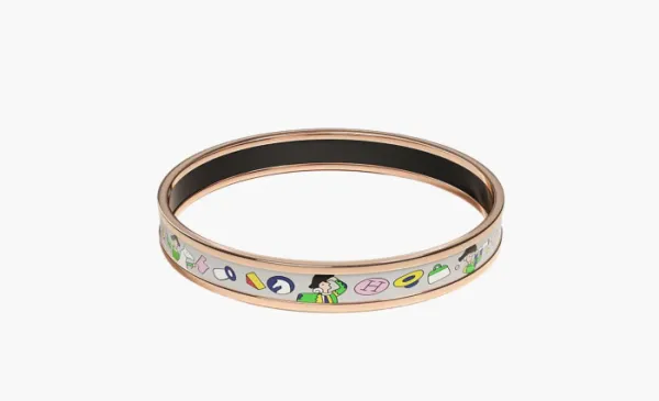 Hermès L'Epopee bangle Gold