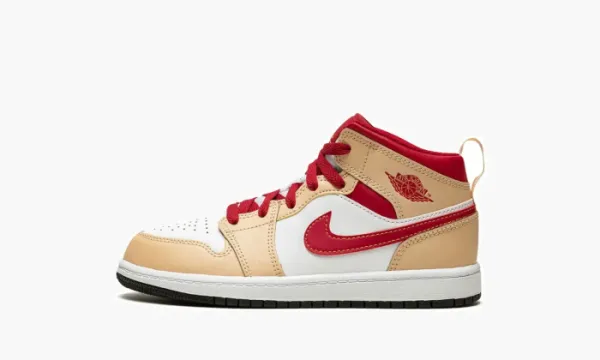 Air Jordan 1 Mid PS White Onyx / Light Curry