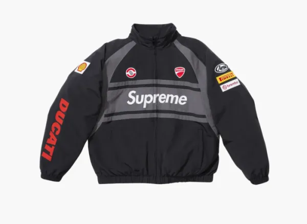 Supreme x Ducati Track Jacket Black