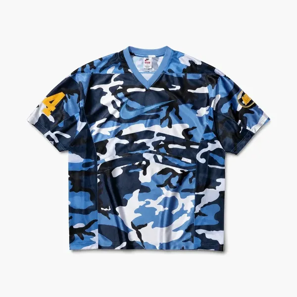 Supreme x Nike Football Jersey Blue Camo